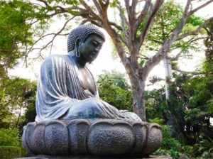 Statue of Amida Buddha, Foster Botanical Garden