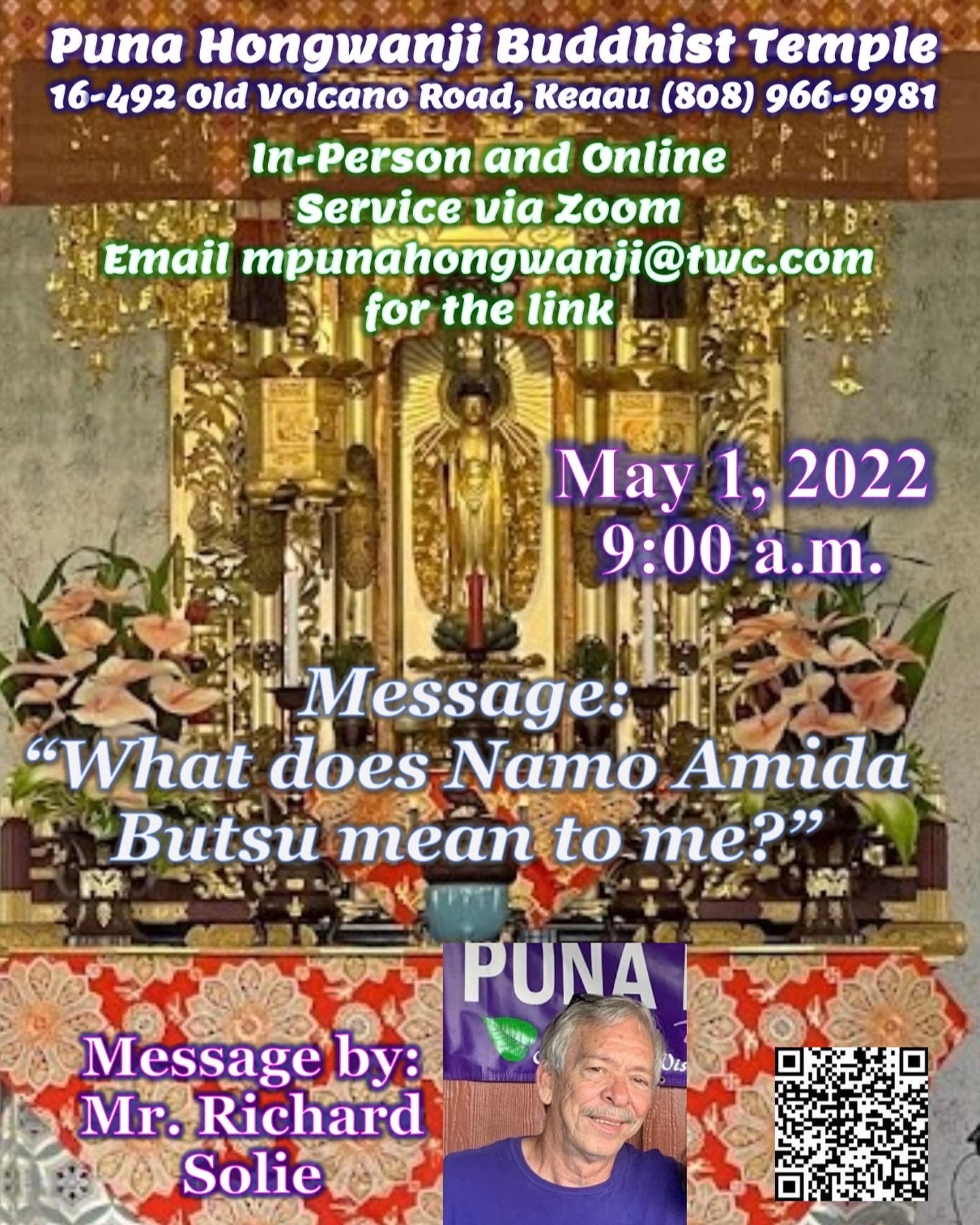 In person Or Online Service Sunday May 1 2022 What Goes Namo Amida 