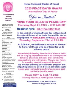 Ring Your Bell for Peace 2023